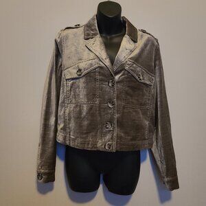 CAbi Small Sunday Topper Velvet Jacket